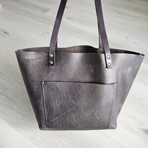 Portland Leather Goods  'Almost Perfect' Leather Tote Bag Large